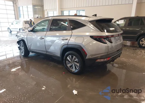 2022 Hyundai Tucson Hybrid Blue из США, поврежденный, VIN KM8JBCA16NU027304